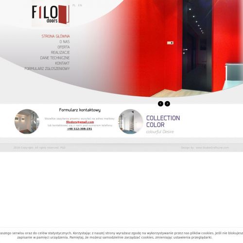 Mocowane drzwi do sufitu