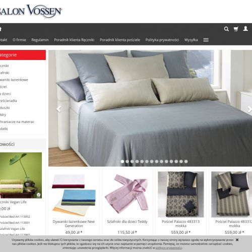 Warszawa - pościel jednokolorowa