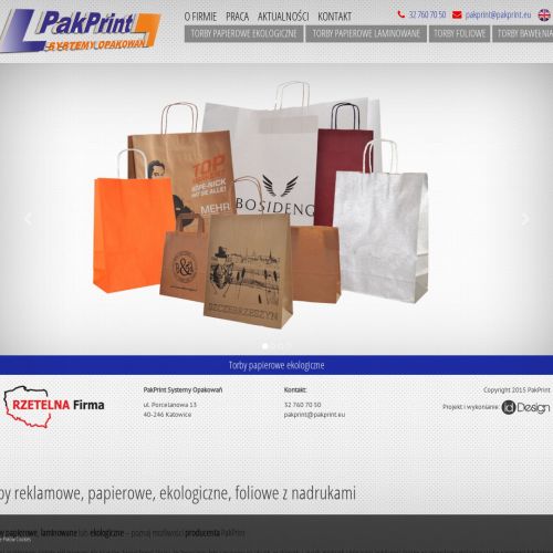 Torby papierowe z logo - Katowice