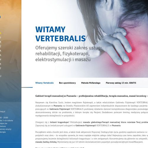 Masaż kręgosłupa w Poznaniu