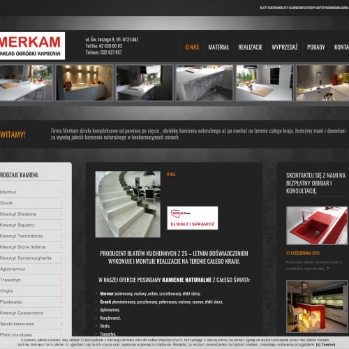 Łódź - blaty kuchenne z kwarcogranitu