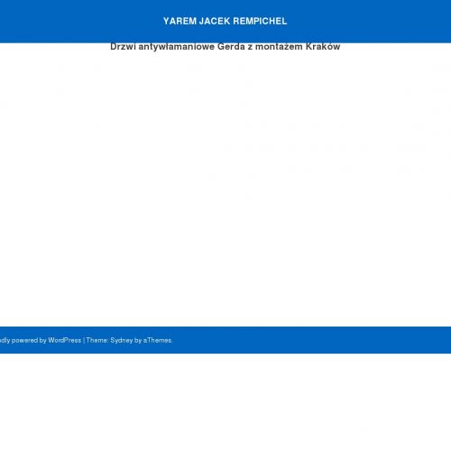 Drzwi wejściowe zewnętrzne - Kraków