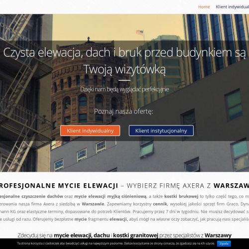 Mycie fasad szklanych Warszawa