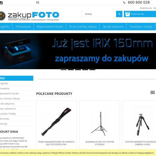 Statyw fotograficzny sklep internetowy