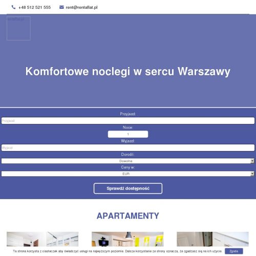 Mieszkania na wynajem krótkoterminowo Warszawa