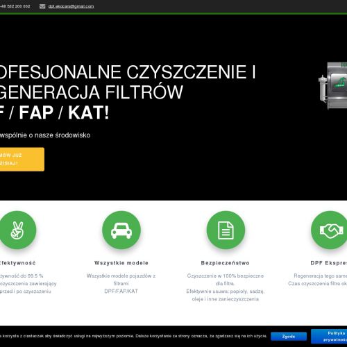 Czyszczenie dpf przytkowice - Olkusz