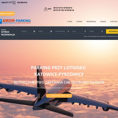 Katowice - lotnisko parking