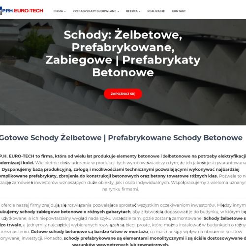 Biegi schodowe producent w Szczecinie