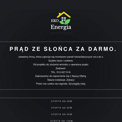 Świebodzin - winda do paneli fotowoltaicznych