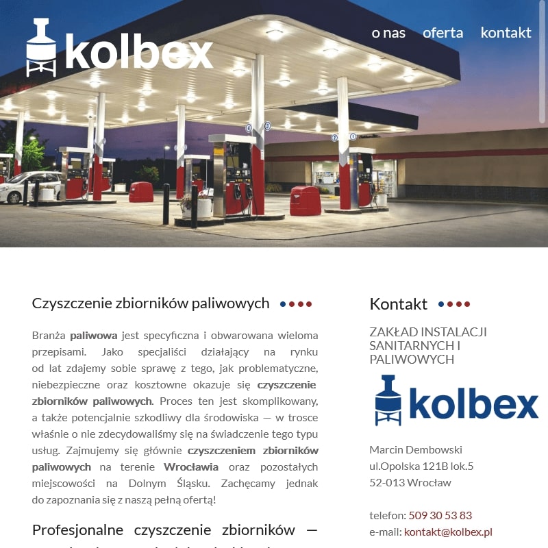 Kolby pomiarowe - Wrocław