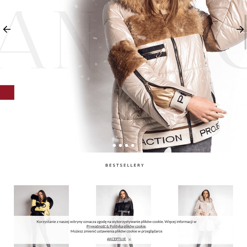 Kurtka damska z lisem - Poznań