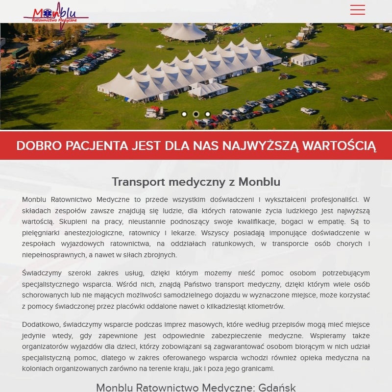 Gdańsk - zabezpieczenie medyczne zawodów sportowych