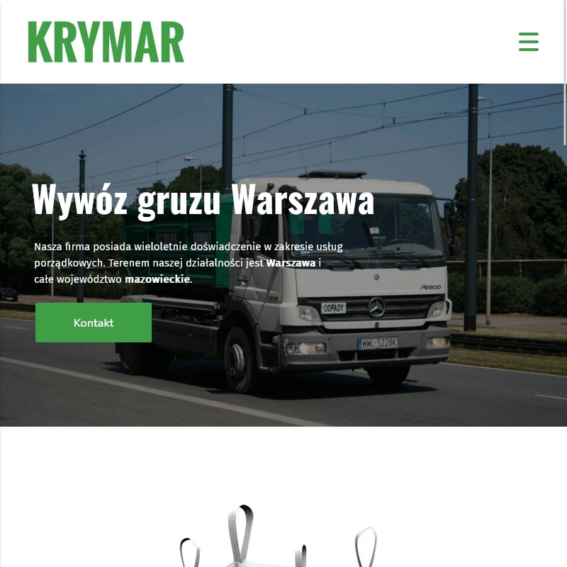 Wywóz gruzu w workach