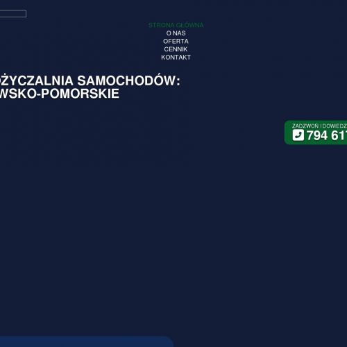 Wypożyczalnia samochodów w toruniu - Inowrocław