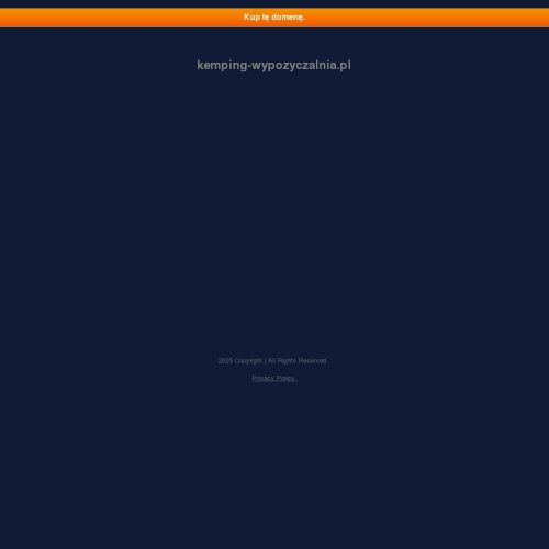 Wypożyczalnia przyczep kempingowych