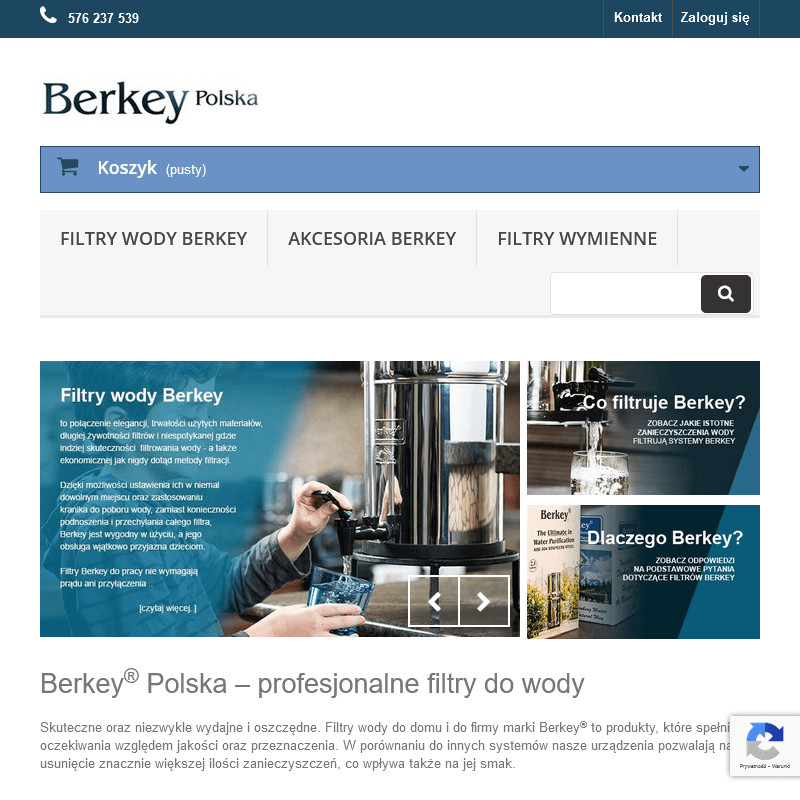 Skuteczny filtr wody pitnej