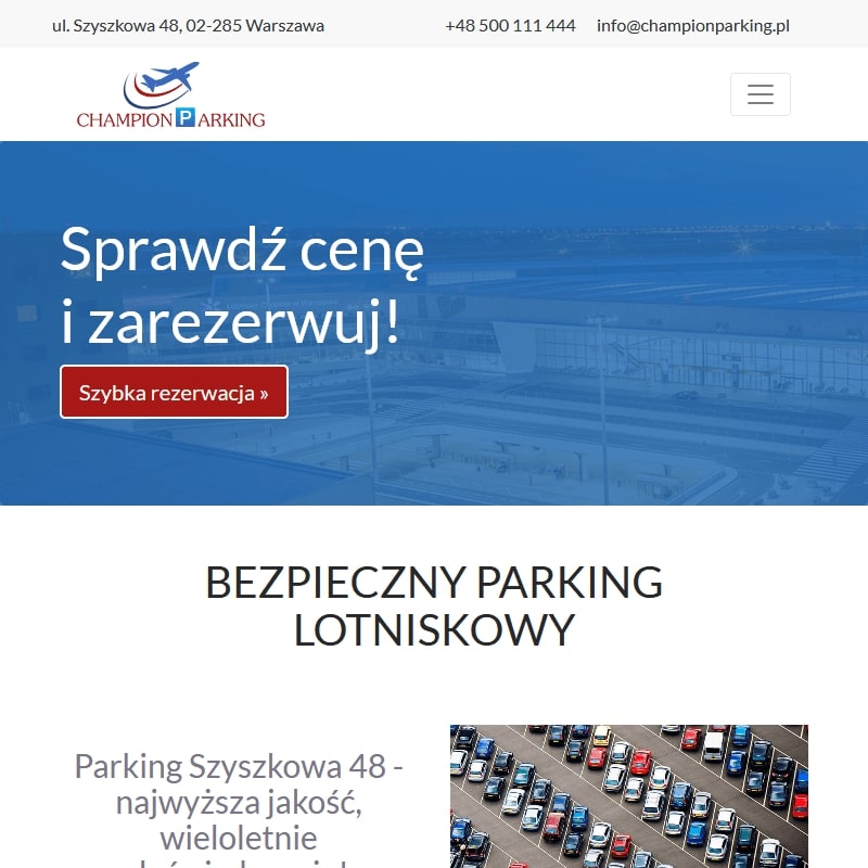 Parking chopin lotnisko - Warszawa