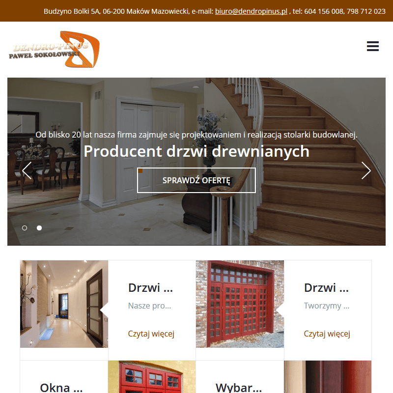 Drzwi zewnętrzne warszawa producent w Skierniewicach