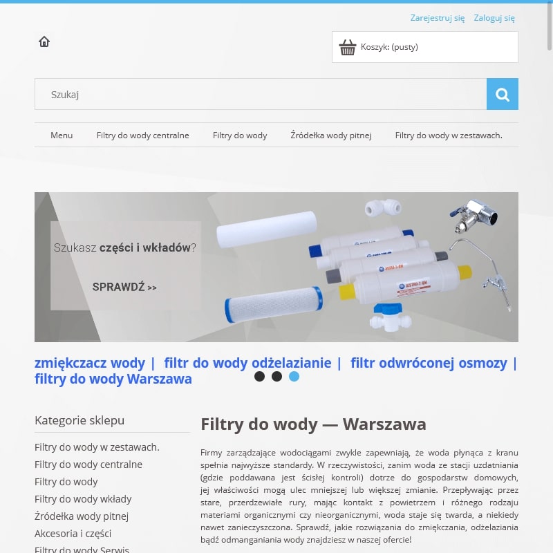 Odżelaziacz i zmiękczacz wody - Warszawa