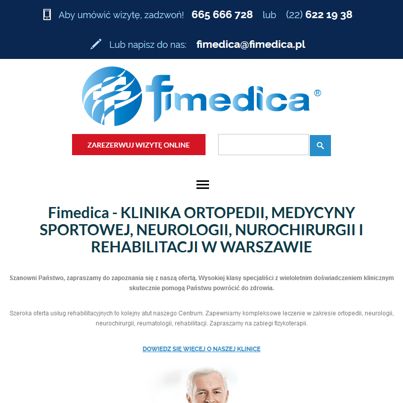 Rehabilitacja pooperacyjna Warszawa