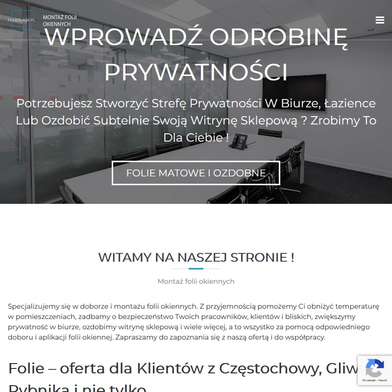 Folie okienne reklamowe