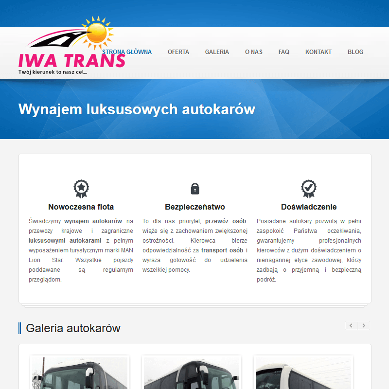 Autokary łódź wynajem w Łodzi