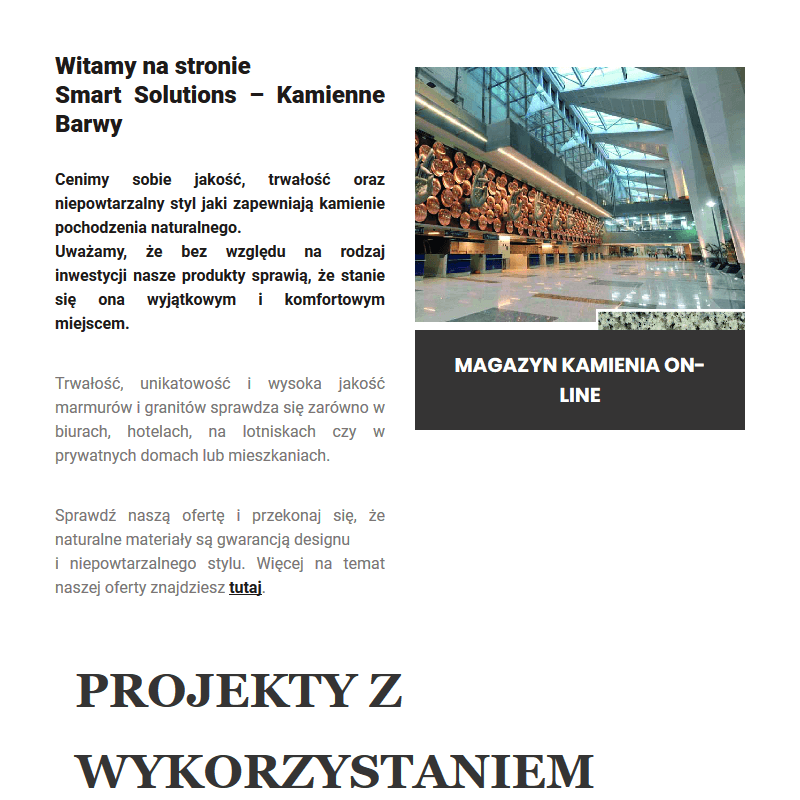 Hurtownia kamienia mazowieckie - Warszawa