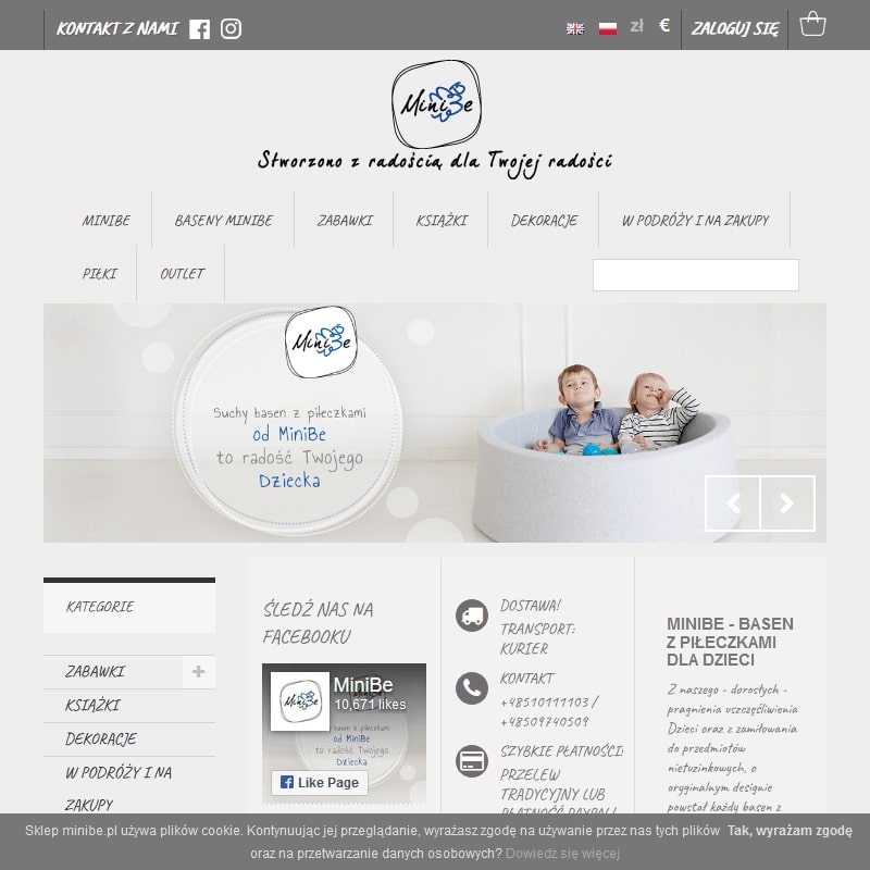 Kulki do suchego basenu