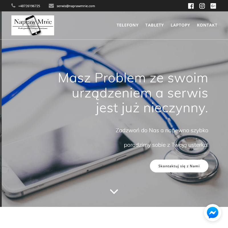 Wymiana zbitej szybki iphone - Poznań
