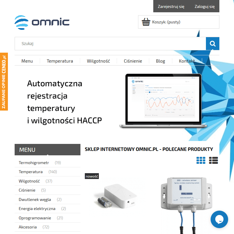 Systemy rejestrowania temperatury cena - Warszawa