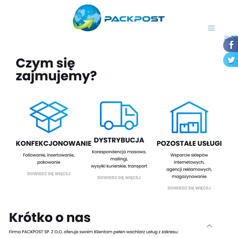 Co packing towarów - Warszawa