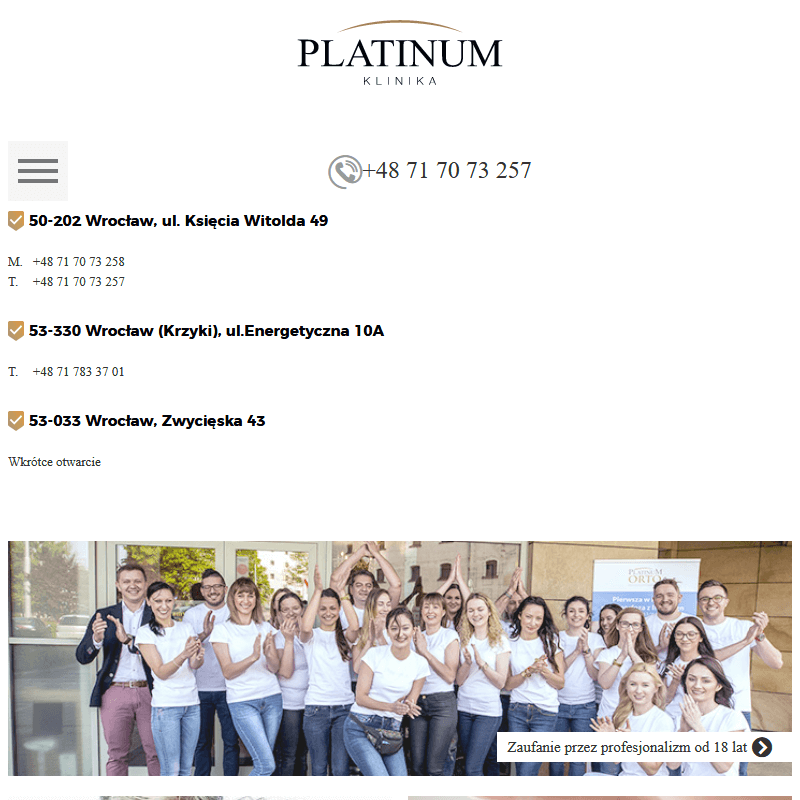Klinika dentystyczna w Wrocławiu