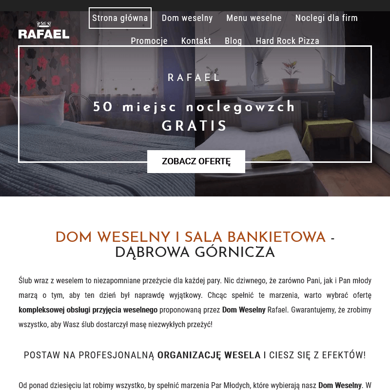 Sosnowiec - sala bankietowa śląsk
