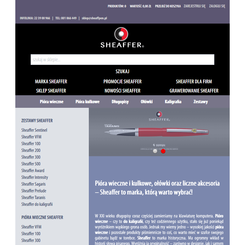 Pióra sheaffer