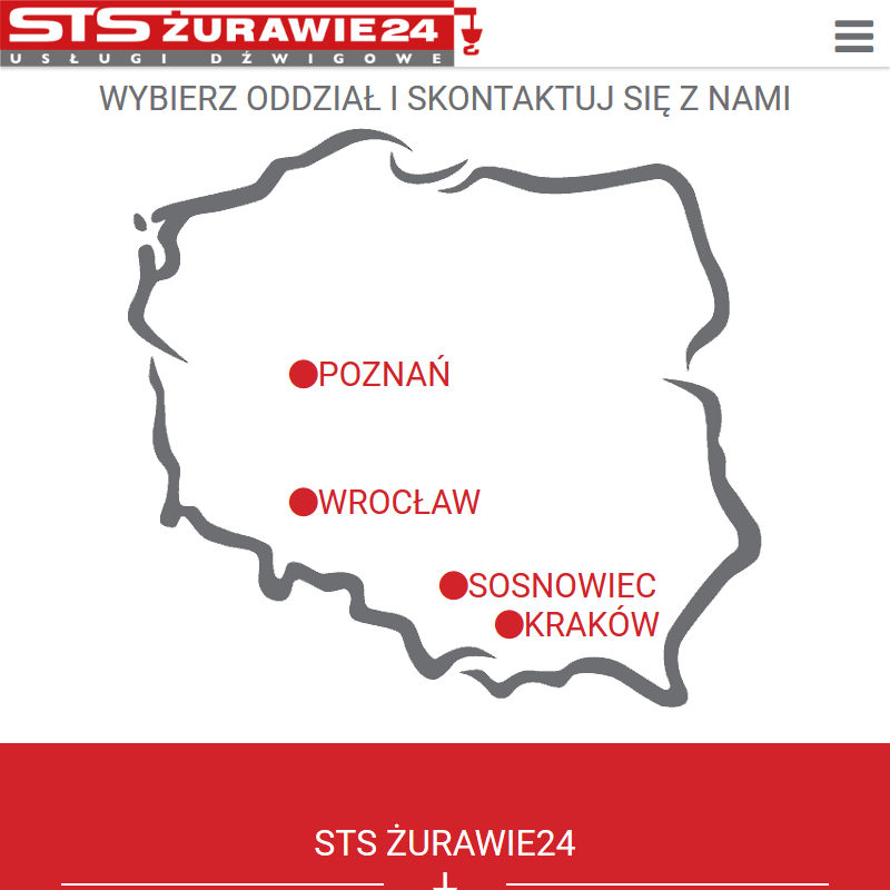 Wypożyczalnia żurawi w Kielcach