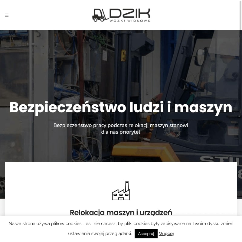 Relokacja maszyn - Radom